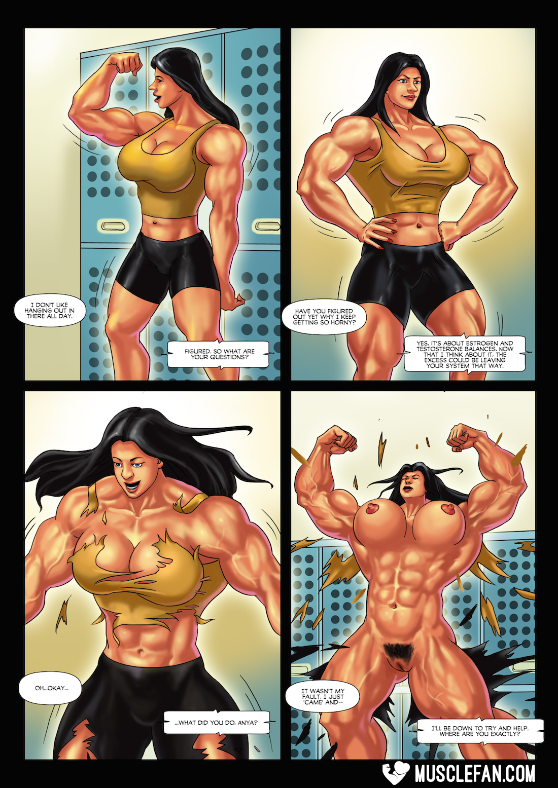 Muscle Fan Comics. 